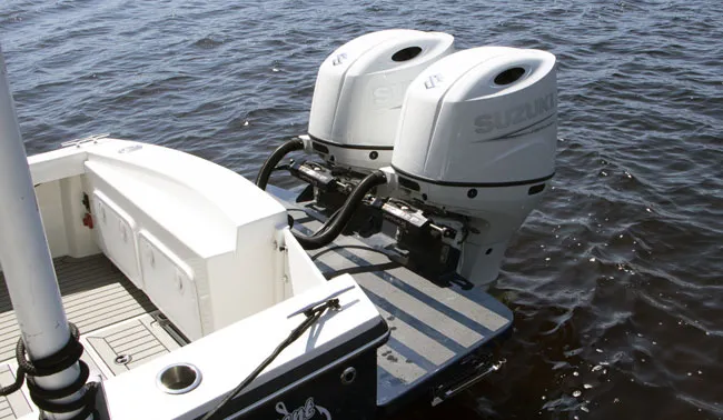 Eastern 27 Tournament edition with twin Suzuki Outboards
